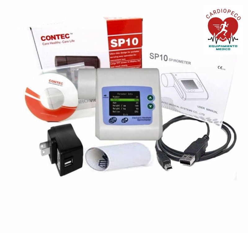 espirometro portatil para espirometria contec sp10